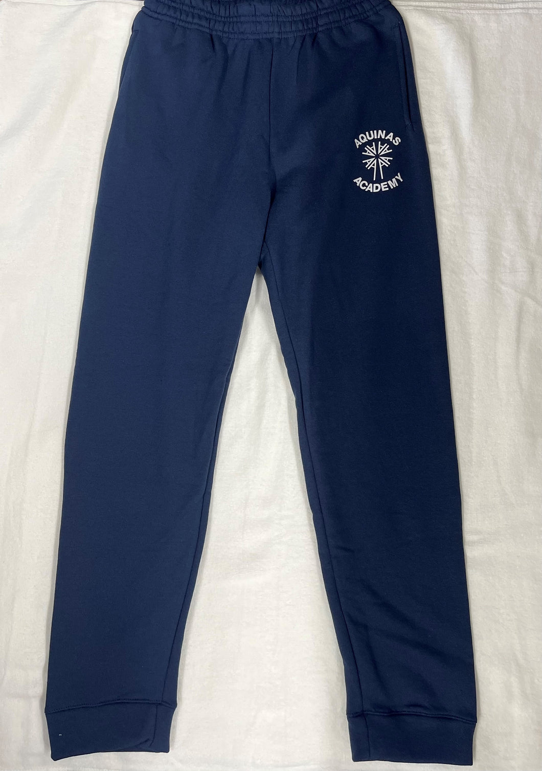 AA060 Aquinas Academy - Cotton Joggers - Navy - Adult Sizes.