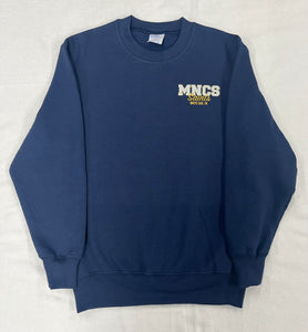 MNCS030 - Mary of Nazareth Unisex Crewneck Sweatshirt - Youth Sizes - Navy