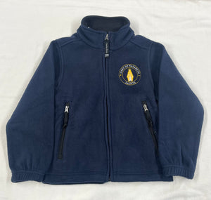 MNCS023.5 - Mary of Nazareth Unisex Fleece Jacket - Navy - Youth Sizes