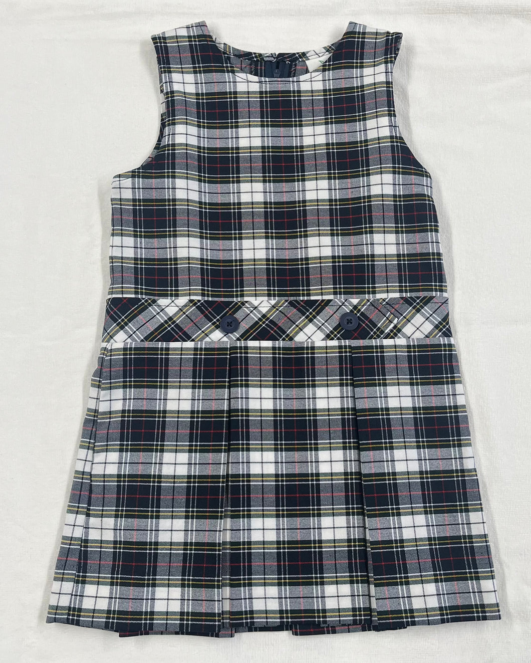 MNCS015 - Mary of Nazareth Girl's Plaid Jumper - Grades K-3
