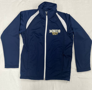 MNCS036 -Mary of Nazareth Unisex Sport-Tek Jacket - Youth Sizes - Navy/White
