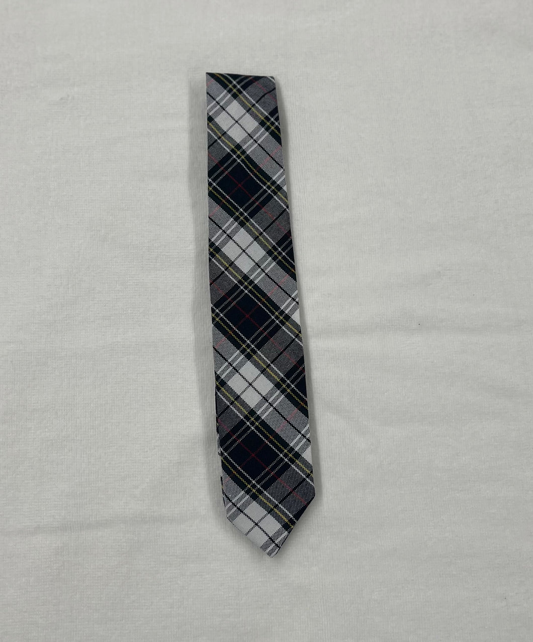MNCS021 MNCS - Boy's Regular, Untied Tie - MNCS Plaid - Grades K-8
