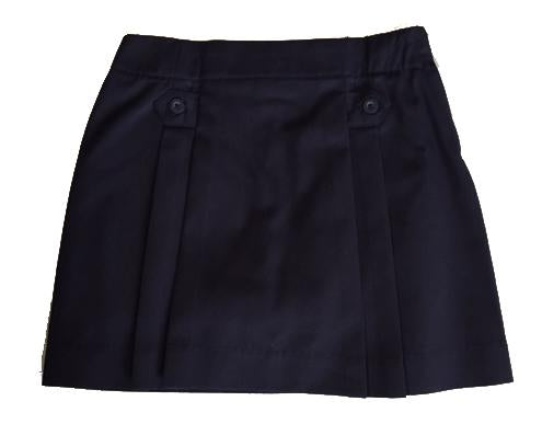 AA026 Aquinas Academy - Pleated Skort - Navy - Youth Plus Sizes