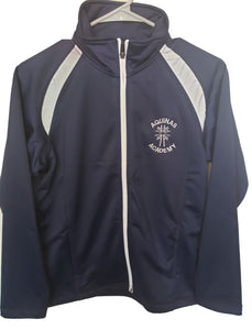 AA034 Aquinas Academy - Sport Tek Jacket - Navy / White - Adult Sizes