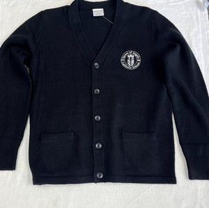 QOA020 Queen of Angels - V-Neck Button Cardigan Navy - Adult Sizes