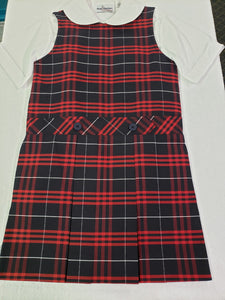 DMA026 - Divine Mercy Academy - High Neck Jumper  - Plaid - Youth Sizes