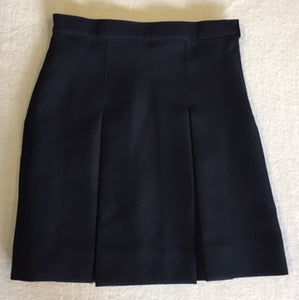 DMA030 - Divine Mercy Academy - Kick Pleat Skirt  - Navy - Youth  Sizes