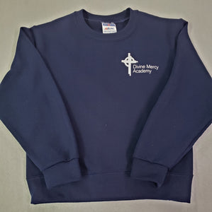 DMA061 - DMA Acaemdy - Cotton Crewneck Sweatshirt - Navy - Youth Sizes