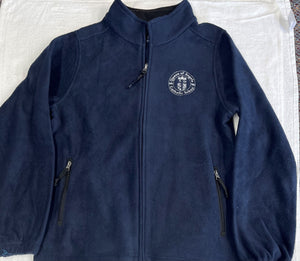 QOA022 Queen of Angels - Full Zip Fleece - Navy - Adult Sizes