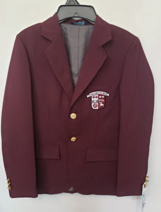 GCC047 GCC Blazer - Boys - Required. Maroon only.