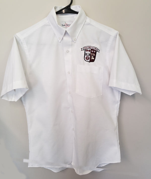 GCC029 GCC - Boys Short Sleeve  Oxford Dress Shirt - Youth Sizes