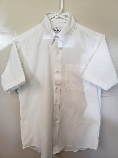 KS001 Kiski - Boys Short Sleeve Oxford Dress Shirt - Youth Sizes