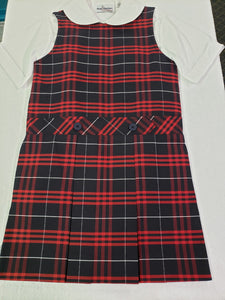 QOA026 Queen of Angels - High Neck Jumper  - Plaid - Youth Sizes