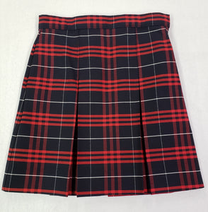 QOA028 Queen of Angels - Kick Pleat Skirt  - Plaid - Youth  Sizes