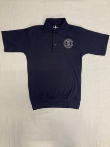 QOA019.4 Queen of Angels - Short Sleeve Banded Jersey Polo -Navy Only - Youth Sizes