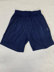 QOA119-Queen of Angels - Mesh Gym Shorts - Navy - Adult Sizes