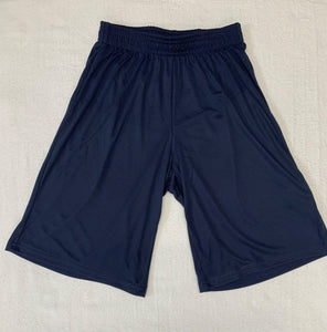 QOA116-Queen of Angels - Wicking Gym Shorts - Navy - Youth Sizes